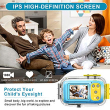 Carica l&#39;immagine nel visualizzatore di Gallery, Macchina Fotografica per Bambini Fotocamera Subacquea Full HD 1080P CC09-1
