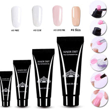 Carica l&#39;immagine nel visualizzatore di Gallery, Anself Prolunga per unghie in gel poli + 48 pezzi Suggerimenti per la costruzione di stampi rapidi Set per la preparazione di gel Strumenti per nail art a rapida asciugatura