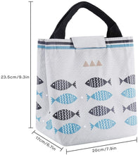 Carica l&#39;immagine nel visualizzatore di Gallery, Borsa Termica Pranzo per Donna, KNMY Borsa Pranzo Tote, Impermeabile Stoffa Oxford Borsa Termica Pranzo Ufficio, Borsa Picnic per Alimenti per Bambini