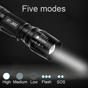 Torcia LED,JUNKER 2000 Lumen Torce elettriche portatili, Super luminoso... - Ilgrandebazar