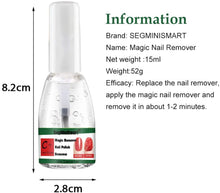 Carica l&#39;immagine nel visualizzatore di Gallery, Gel Polish Remover,Rimuove lo Smalto semipermanente, Magic Remover Gel Nail Polish Removal,Solvente per Unghie Professionale,Rimuove lo Smalto in Gel Soak-Off in 3-5 Minuti
