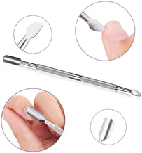 Carica l&#39;immagine nel visualizzatore di Gallery, GeekerChip Kit Rimozione Smalto Semipermanente Clip,10 x Clip per Dita,100 x Tamponi di Cotone,2 x Lime per Unghie,1x Curetta,1 x Spingi Cuticole Raschietto
