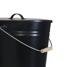 Carica l&#39;immagine nel visualizzatore di Gallery, Kamino-Flam 333252 Contenitore per Carbone, Metallo, Nero, 24 24 Litri, Nero - Ilgrandebazar