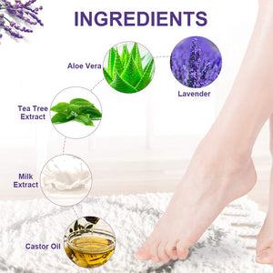 Maschera Piedi, LARALA 2 Paia Calli Piedi Peeling Esfoliante viola - Ilgrandebazar