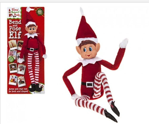 Elves Behavin Badly Elfo posabile Pieghevole da 12 