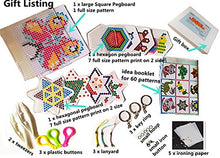 Carica l&#39;immagine nel visualizzatore di Gallery, Perline da stirare-4500pcs 24Colore(4 brilla al buio)3Pegboard+75modello (15... - Ilgrandebazar