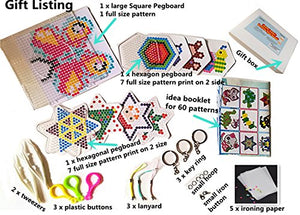 Perline da stirare-4500pcs 24Colore(4 brilla al buio)3Pegboard+75modello (15... - Ilgrandebazar