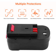 Carica l&#39;immagine nel visualizzatore di Gallery, A18 3.0Ah Ni-Mh Sostituzione batteria per Black &amp; Decker 18V A1718 - Ilgrandebazar