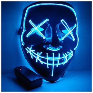 Kaliwa Maschera LED Halloween - Divertente Maschere con 3 modalità... - Ilgrandebazar