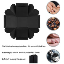Carica l'immagine nel visualizzatore di Gallery, EKKONG Esplosione Box Scrapbook Creative DIY Photo Album - Nero - Ilgrandebazar