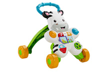Carica l'immagine nel visualizzatore di Gallery, Fisher-Price Zebra Primi Passi Spingibile, Giocattolo Elettronico Educativo con Musica e Suoni, per Camminare, per Bambini di 6 + Mesi, HBB66, Imballaggio Sostenibile