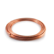 Carica l&#39;immagine nel visualizzatore di Gallery, Tubo in rame a spirale flessibile microforo per acqua/gas/impianti idraulici e fai da te (6 mm, 1 metro)
