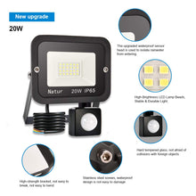 Carica l&#39;immagine nel visualizzatore di Gallery, bapro 20W Faretto LED da Esterno con Sensore di 20W, Bianco Caldo - Ilgrandebazar