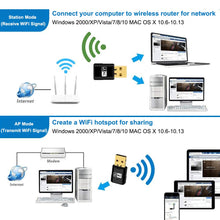 Carica l&#39;immagine nel visualizzatore di Gallery, Adattatore WiFi Scheda di Rete AC 600Mbps Nessun Bisogno Driver - Ilgrandebazar