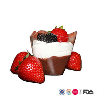 Carica l&#39;immagine nel visualizzatore di Gallery, Coppette da dessert usa e getta 113 ml, dall&#39;elegante forma squadrata;... - Ilgrandebazar