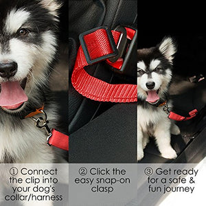 4 pezzi regolabile Pet Dog Cat cintura, Yucool sicurezza porta veicolo auto... - Ilgrandebazar