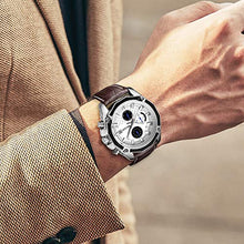 Carica l'immagine nel visualizzatore di Gallery, Orologio Cronografo da Uomo Movimento al Quarzo Moda Sportivo Watch Marrone - Ilgrandebazar
