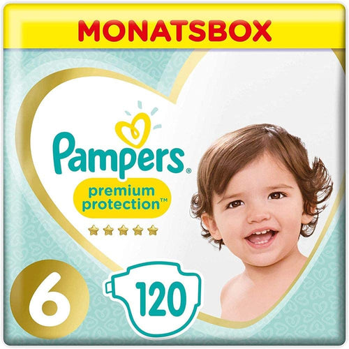 Pampers Premium Protection , taglia 6 13kg-18kg, 120 pannolini