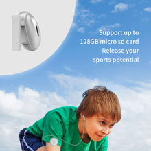 Carica l'immagine nel visualizzatore di Gallery, Lettore MP3 con clip, lettore musicale portatile senza perdita audio per la corsa espandibile fino a 128 GB SD Card (M6N bianco)