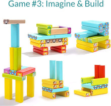Carica l'immagine nel visualizzatore di Gallery, Nene Toys - Torre Magica Colorata in Legno con Animali – Gioco Educativo da Tavolo per Bambini - Gioco Didattico 4 in 1 per Bambini da 3 a 9 anni – Giocattolo Ideale come Regalo per Genitori e Figli
