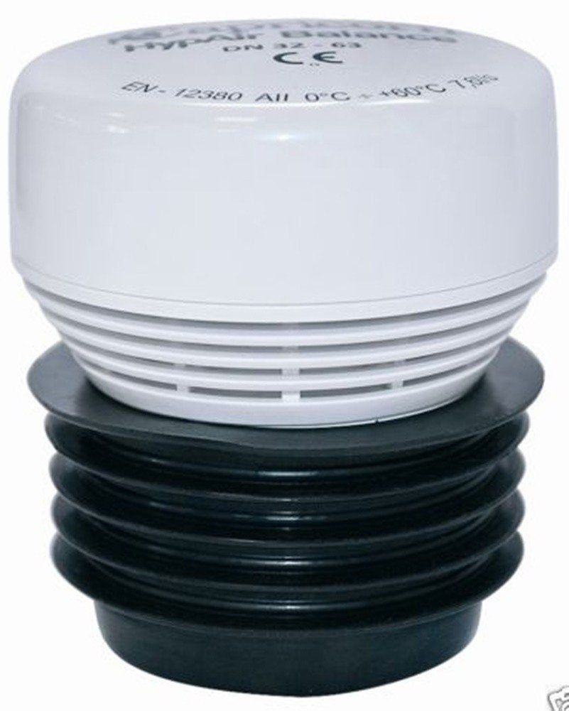 Sfiato per tubi, impianti sanitari, DN 32 63 Piccolo, Bianco - Ilgrandebazar