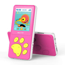Carica l&#39;immagine nel visualizzatore di Gallery, MusicFun Lettore MP3 Bambini, 1.8&quot; LCD Schermo HiFi Bambini con Rosa - Ilgrandebazar