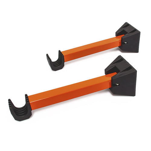 Relaxdays Staffa per Muro Appendibici, Arancione