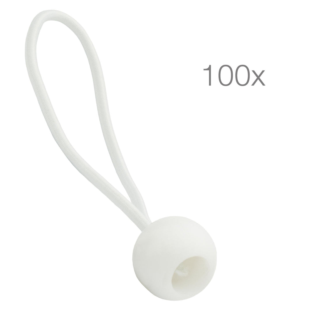ECENCE 100x Gommini di tensionamento gommini tensionamento, Bianco - Ilgrandebazar