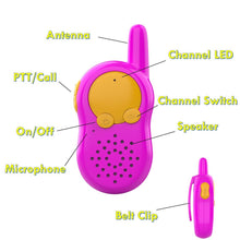 Carica l&#39;immagine nel visualizzatore di Gallery, Walkie Talkie Bambini, Walky Talky Compleanno Giocattoli Rosa - Ilgrandebazar