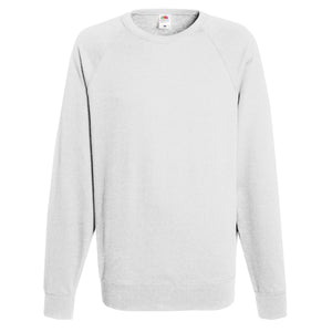 Fruit of the Loom Raglan Sweatshirt, Felpa Uomo, Nero (Black), Medium - Ilgrandebazar