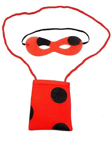 Mascherina E Borsa Ladybug Per Bambina Lady Bug Carnevale... - Ilgrandebazar