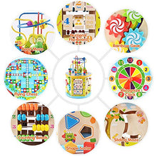 Carica l&#39;immagine nel visualizzatore di Gallery, Ulmisfee Giochi Bimbi 1 Anno Educativi Legno Bambin Cubi Giochi... - Ilgrandebazar