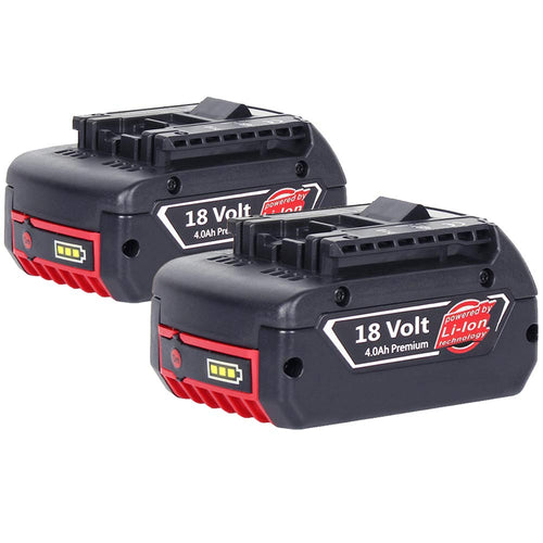 2 X DOSCTT Batteria Sostituzione per Bosch BAT609 18 V 4,0 Ah Li-ion 2 Packs - Ilgrandebazar