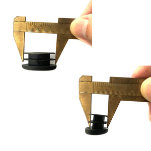 YouU 25 Pezzi Inserto Tubo per Sedia Ovale in Plastica Ufficio, 28 x 14mm - Ilgrandebazar