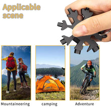 Carica l'immagine nel visualizzatore di Gallery, 18 in-1 Multi-Tool Snowflake, ZoneYan Multi-Tool in Acciaio Inox Portatile,Cacciavite Apri bottiglia Campeggio di Viaggio, All'aperto Strumento Avventura (3)