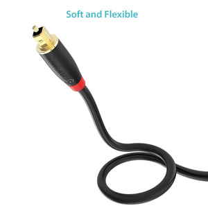 Syncwire Cavo Ottico Audio Digitale 1.8M Toslink Platinum 1.8m