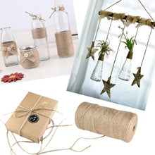 Carica l&#39;immagine nel visualizzatore di Gallery, Jerbro 3 Pezzi Naturale Iuta Spago, Rocchetto per Appendere Etichette in... - Ilgrandebazar