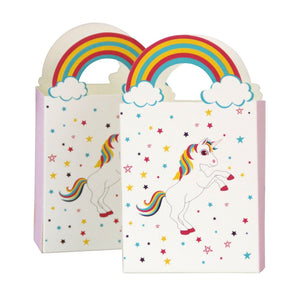 TOYMYTOY 24Pezzi Sacchetti regalo in carta unicorno compleanno per 1, bianco - Ilgrandebazar