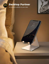 Carica l&#39;immagine nel visualizzatore di Gallery, Lamicall Supporto Telefono, Dock Telefono : Universale Supporto Dock per Phone XS XS Max XR X 8 7 6 6S Plus 5 5S 4 4S, Huawei, Samsung S9 S8 S7 S6 S5 S4 S3, Scrivania, Altri Smartphone - Argento