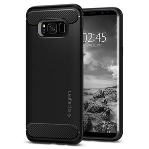 Spigen Rugged Armor Cover Galaxy S8, Assorbimento Acustico e RA_Nero - Ilgrandebazar