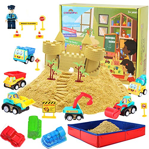 CROSOFMI Sabbia Cinetica per Bambini 2 Sterline Magica Giochi Pieghevole... - Ilgrandebazar