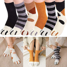 Carica l&#39;immagine nel visualizzatore di Gallery, Calze Gatto Collant Donna 6 paia di artigli da gatto invernali Calzini da... - Ilgrandebazar