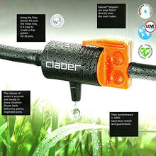Carica l&#39;immagine nel visualizzatore di Gallery, Claber 91217 Irrigatore Goccia in Linea, Nero