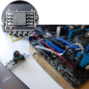 KeeYees SOP8 SOIC8 Test Clip per EEPROM 25CXX / + Programmatore - Ilgrandebazar