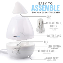 Carica l&#39;immagine nel visualizzatore di Gallery, InnoBeta Waterdrop 2,4Liter Umidificatori Ambiente, Umidificatore - Ilgrandebazar