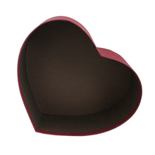 Carica l&#39;immagine nel visualizzatore di Gallery, Emartbuy Lusso Rigido Scatola Regalo Singola Cuori - Borgogna / Crema - Ilgrandebazar