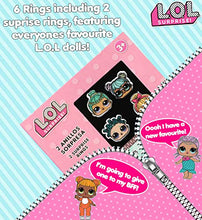 Carica l&#39;immagine nel visualizzatore di Gallery, L.O.L. Surprise ! Anello da Bambina, Confezione 6 Anelli per Ragazze con... - Ilgrandebazar