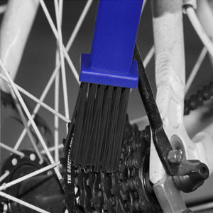 Spazzola di Pulizia per Catena Moto Bicicletta, Spazzole Auto Blu - Ilgrandebazar