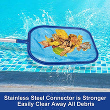 Carica l&#39;immagine nel visualizzatore di Gallery, Retina Raccogl Foglie, Raccogli Foglie Piscina, rete fine con asta in...