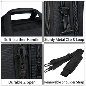 Taygeer Borsa da 17 pollici per laptop, borsa Messenger espandibile per...